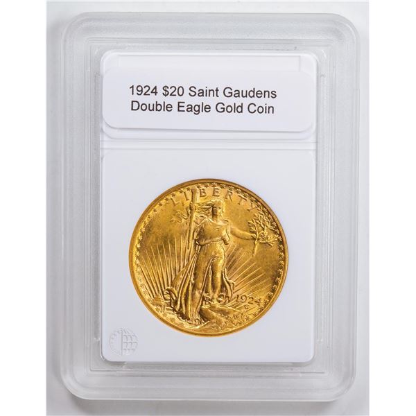 1924 $20 Saint Gaudens Double Eagle Gold Coin