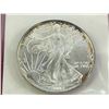 Image 1 : 2002 US American Silver Eagle BU One Troy Oz .999 Fine Silver $1 Coin