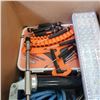 Image 2 : BOX OF TOOLS, WORK LIGHT, ETC