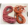 Image 2 : BOX OF EXTENSION CORDS AND SHOP LIGHT