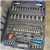 Image 2 : TOTE OF VARIOUS BOLTS AND BIT SETS, AND MASTERCRAFT 128PC SOCKET AND TOOL SET