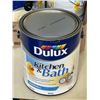 Image 2 : 4 GALLONS OF DULUX KITCHEN AND BATH EGGSHELL PAINT