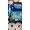 Image 2 : BOX OF NEW TENA ADULT DIAPERS, WIPES, PACK OFTOILET PAPER, ETC