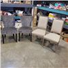 Image 1 : 4 DECORATIVE SIDE CHAIRS