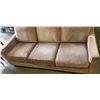 Image 2 : BROWN 3 SEAT FABRIC SOFA