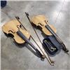 Image 1 : 2 ANTIQUE VIOLINS, AND PARTS