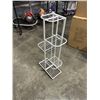 Image 1 : BRAND NEW WHITE METAL INDOOR/ OUTDOOR PLANT STAND RETAIL $79