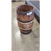 Image 1 : VINTAGE 24 INCH TALL WOODEN BARRELL