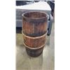 Image 2 : VINTAGE 24 INCH TALL WOODEN BARRELL