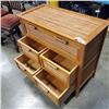 Image 3 : 5 DRAWER RATTAN STORAGE DRESSER