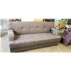 Image 1 : GREY FABRIC CLICK CLACK SOFA