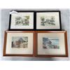 Image 1 : 4 ANTIQUE PICTURES
