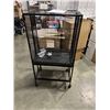 Image 1 : BRAND NEW BIRD CAGE WITH ROLLING STAND AND SHELF, RETAIL $153