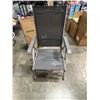 Image 2 : BRAND NEW ALUMINUM SLING FOLDING PATIO CHAIR, ADJUSTABLE, FOLDS FLAT, RETAIL $139