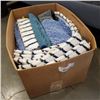 Image 1 : BOX OF FLOOR MOP COVERS, COMMERCIAL MOP PADS ETC