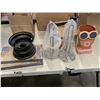 Image 1 : LOT OF NEW ITEMS - TERA COTTA WALL PLANTER, 7" RIM WHEEL, PAPER TOWL HOLDERS, ETC