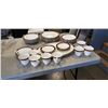 Image 1 : 39PCS ROYAL DOULTON HARROW CHINA - 8 CUPS AND SAUCERS, 6 SIDE PLATES, 8 LUNCHEON PLATES, 8 DINNER PL