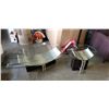 Image 1 : GLASS TOP COFFEE AND SIDE TABLE