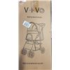 Image 2 : VIVO BLACK 4 WHEEL PET STROLLER