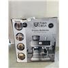 Image 1 : ULTIMA COSA PRESTO BOLLENTE ESPRESSO MACHINE W/ FROTHER AND COFFEE GRINDER - TESTED WORKING - RETAIL