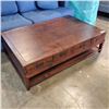 Image 1 : MODERN STORAGE COFFEE TABLE, DRAWERS ON BOTH SIDES, 54 INCH X 35 INCH