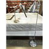 Image 1 : STAINLESS FLOOR LAMP AND TABLE LAMP