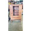 Image 1 : VINTAGE GLASS DOOR CABINET