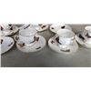 Image 2 : 5 QUEENS ROSINA BONE CHINA CUPS AND SAUCERS W/ 2 EACTRA SAUCERS