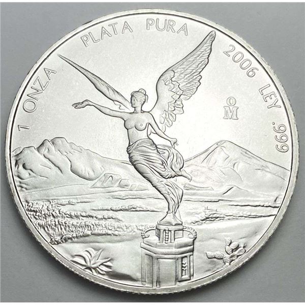 2006 Mexican Libertad 1 ozt .999 Silver