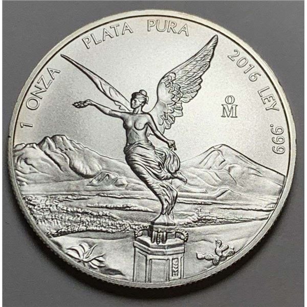 2016 Mexican Libertad 1 ozt .999 Silver