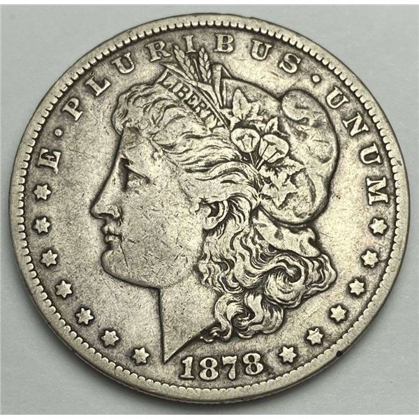 From Set (1) 1878-CC Morgan Silver Dollar VF