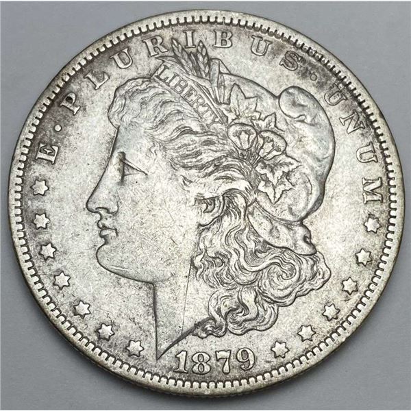 From Set (1) 1879-O Morgan Silver Dollar AU