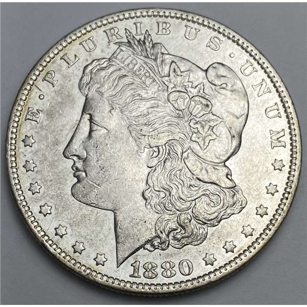 From Set (1) 1880-O Morgan Silver Dollar MS62