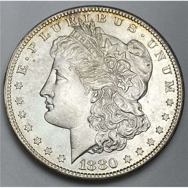 From Set (1) 1880-S Morgan Silver Dollar MS65