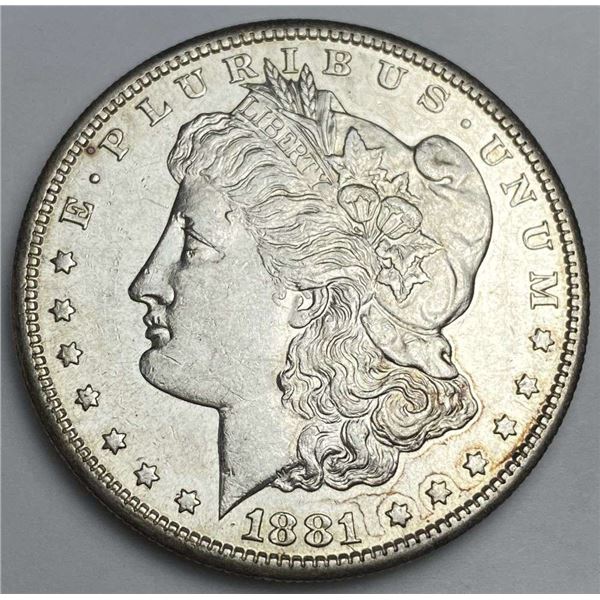 From Set (1) 1881-S Morgan Silver Dollar MS63