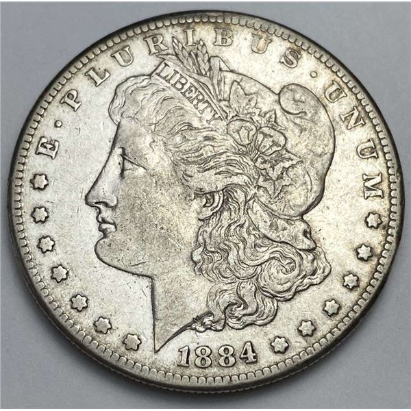From Set (1) 1884-S Morgan Silver Dollar XF