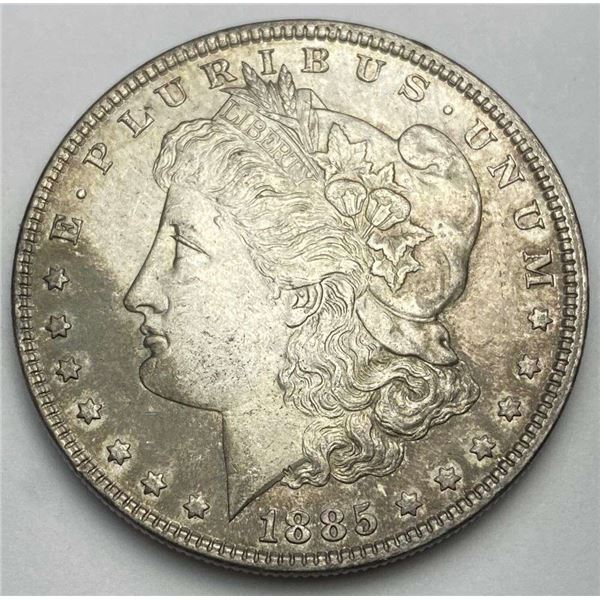 From Set (1) 1885 Morgan Silver Dollar MS63