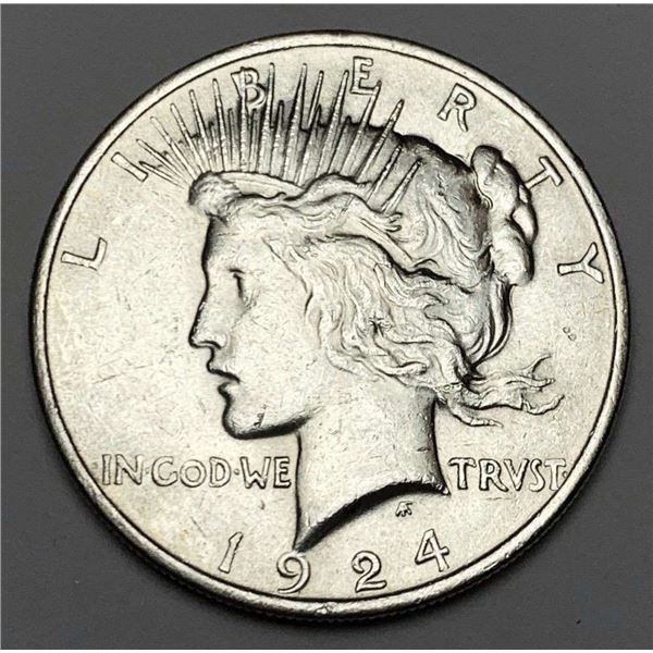 1924 Peace Silver Dollar