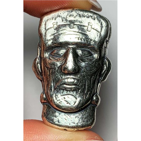 Frankenstein Head 1.5 ozt .999 Silver