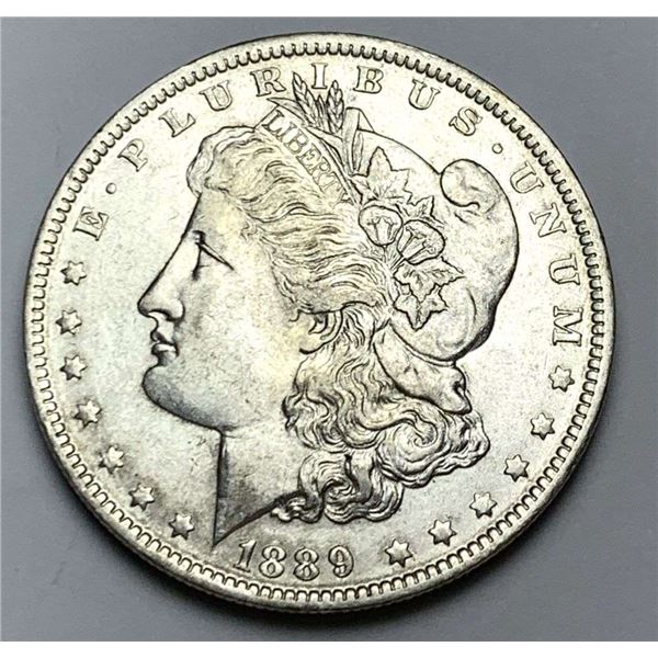 1889-O Morgan Silver Dollar AU58