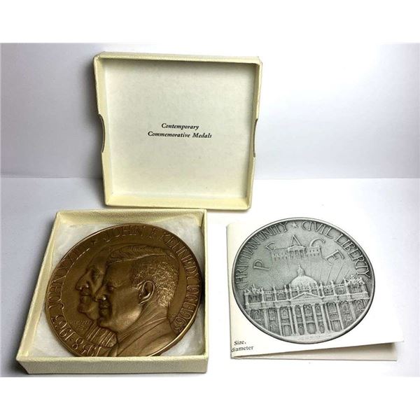 1958-1963 John XXIII & John F. Kennedy "Christian Unity Civil Liberty" Peace Bronze Medal