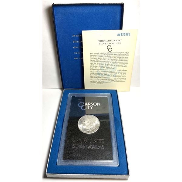 1884-CC Morgan Silver Dollar MS64 GSA