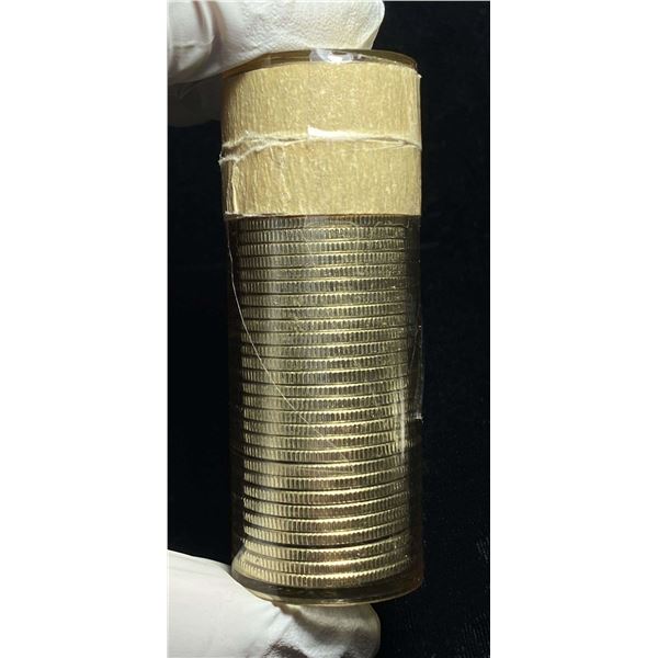 Roll (39-coins) 1960-D Washington 90% Silver Quarters BU