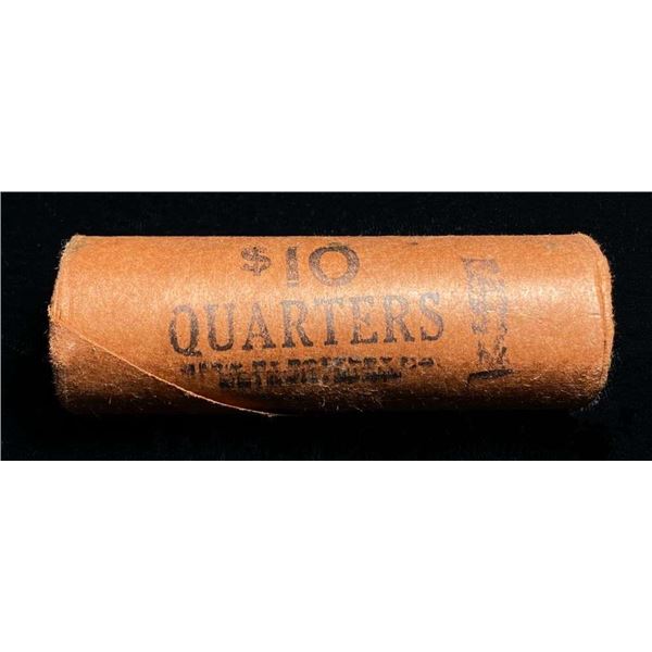 Roll (40-coins) 1964 Washington 90% Silver Quarters BU