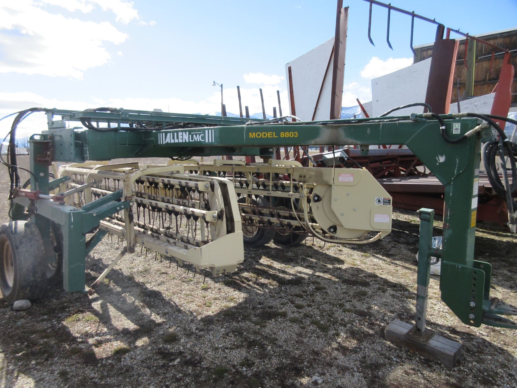 Allen 8803 Rake Allen LMC Model 8803 Hydraulic Rake- Duals- Many Adjustments For ...
