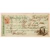 Image 1 : Wells Fargo Gold Hill Check, 1863 [176474]