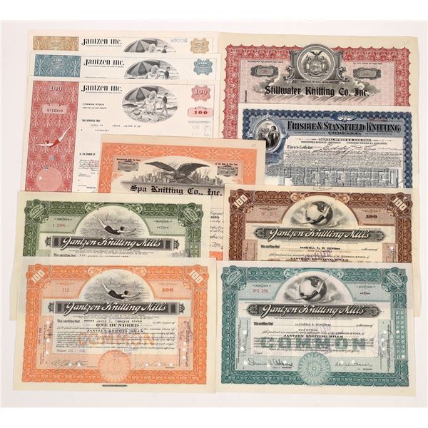 Knitting - Stock Certificate Collection (10) [176773]