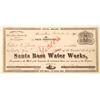 Image 1 : Santa Rosa Water Works Stock, 1903 [177176]