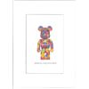 Image 1 : Bearbrick - Fine Art Giclee - 4 x6" "Andy Warhol Special" Matted w/Raised Image. One of The Most Col