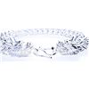 Image 2 : Silver Circle Link Tube Style Bracelet -Dragon Head Clasps - 33 Grams